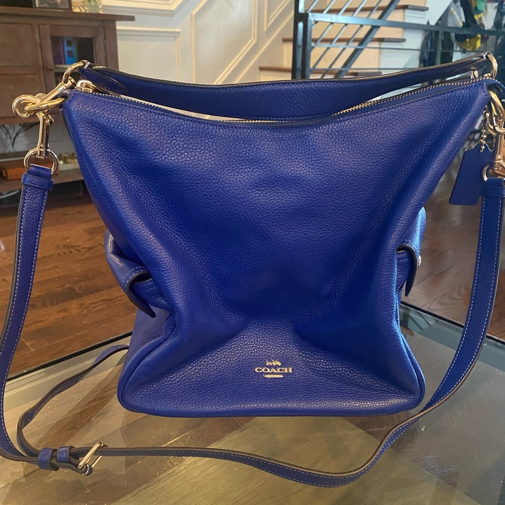 Coach Blue Leather Women's Bag